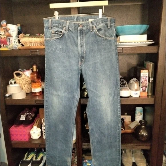 Vintage Levi's Orange Tab high waist 505's 38x32 - Picture 6 of 9